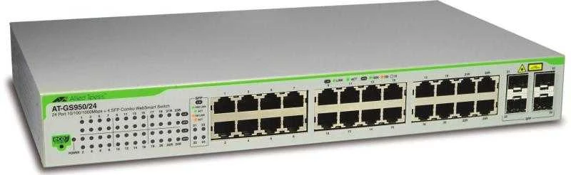 Šakotuvas Allied Telesis L2 WS GE 24 P su 4 SFP - 990-003646-50 LT