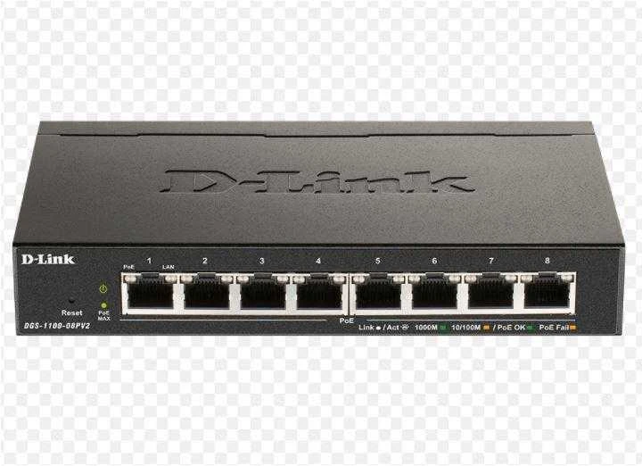 Šakotuvas D-Link | Išmanusis Gigabit Ethernet jungiklis | DGS-1100-08V2 | Tvarko | Darbalaukis | Maitinimo tipas Išorinis | 24 mėn.