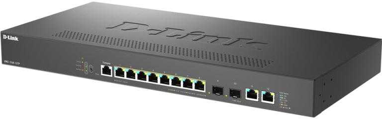 Šakotuvas D-LINK DMS-1250-12TP/E 12 prievadų 2.5G išmanusis valdomas PoE komutatorius | D-Link