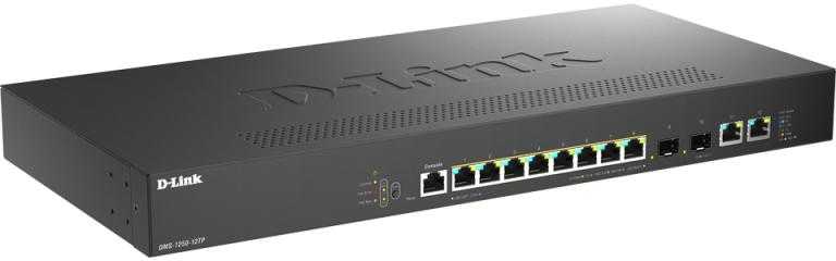 Šakotuvas D-LINK DMS-1250-12TP/E 12 prievadų 2.5G išmanusis valdomas PoE komutatorius | D-Link