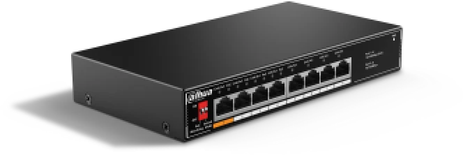 Šakotuvas SWITCH POE SF1008LP 8 PRIEVADŲ, 4 PoE DAHUA