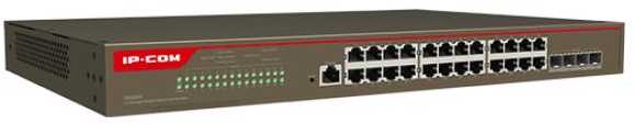Šakotuvas Tenda IP-Com komutatorius IP-COM Networks G5328X valdomas L3 gigabito eternetas (10/100/1000) 1U Ruda