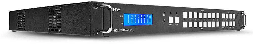 LINDY 8x8 HDMI matricos priekinis skydelis