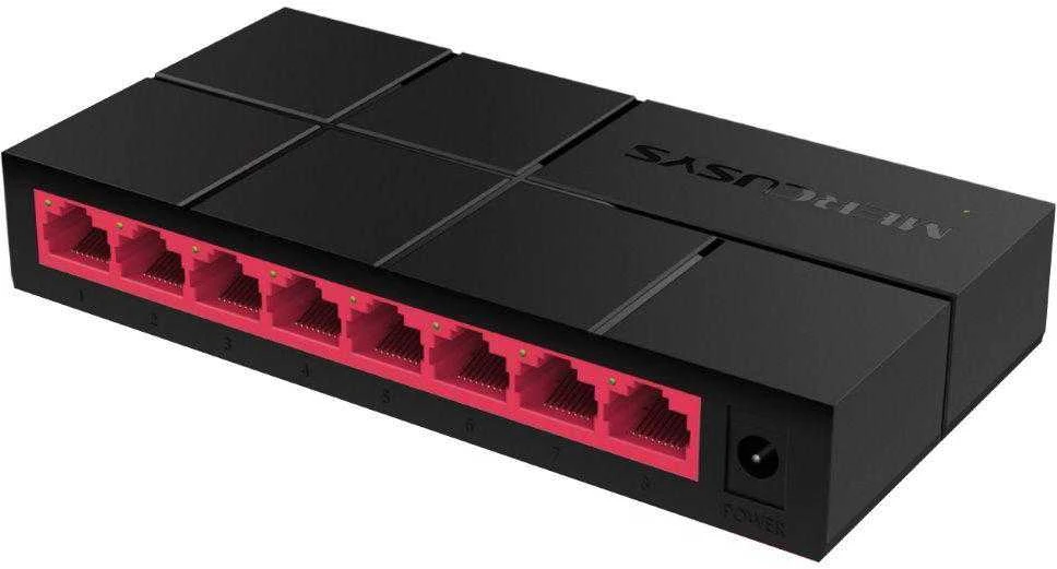Šakotuvas TP-Link „Mercusys“ | Komutatorius | MS108G | Nevaldomas | Stalinis | Maitinimo šaltinio tipas: Išorinis