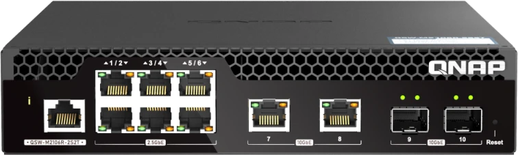Šakotuvas QNAP QSW-M2106R-2S2T