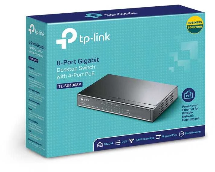 Šakotuvas Komutatorius TP-Link / TL-SG1008P