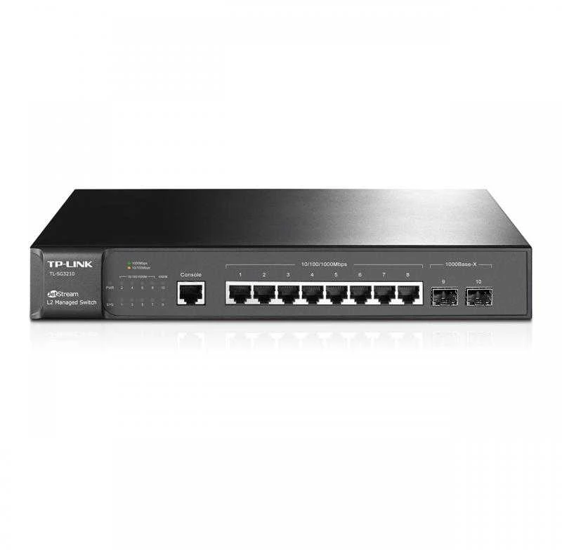 Tinklo Įranga - TP-LINK SG3210 8-Port 1Gbps L2+ L3 Jungiklis