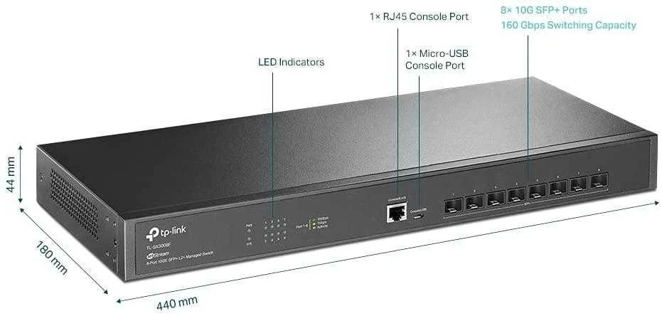 Šakotuvas TP-Link TL-SX3008F