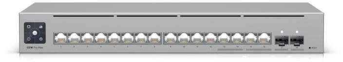 Šakotuvas 16 prievadų komutatorius Ubiquiti Unifi USW-Pro-Max-16-EU