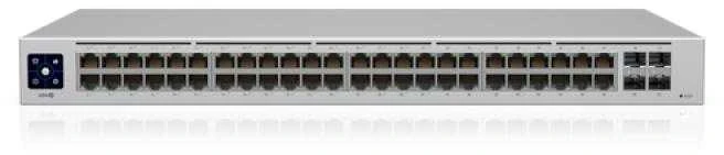 Šakotuvas Ubiquiti | UniFi komutatorius | USW-48-POE | PoE+ jungčių kiekis: 32