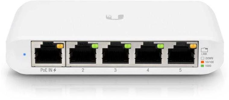 Šakotuvas Ubiquiti USW-Flex vidaus/lauko 5Port Poe Gigabit jungiklis | Ubiquiti