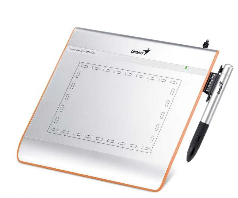 KYE GENIUS EasyPen i405x USB 4x5 colių darbo zonos belaidis slėgiui jautrus rašiklis su 1024 lygiais 28 programuojamomis sritimis