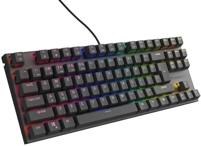 Genesis | THOR 303 TKL | Klaviatūra žaidimams | su laidu | Mechaninė | RGB LED pašvietimas | US | Replaceable "HOT SWAP" Switches