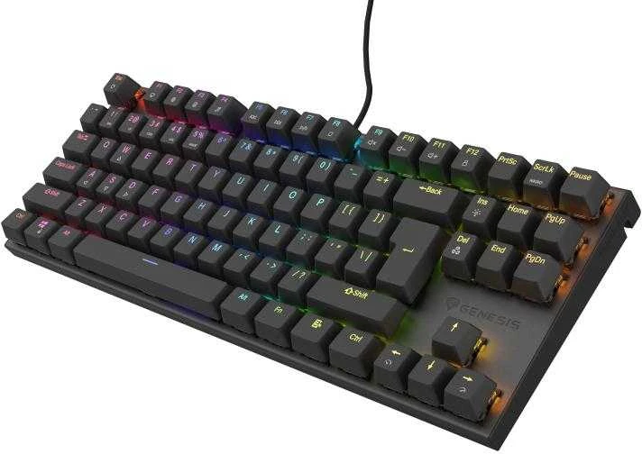 Genesis | THOR 303 TKL | Klaviatūra žaidimams | su laidu | Mechaninė | RGB LED pašvietimas | US | Replaceable "HOT SWAP" Switches