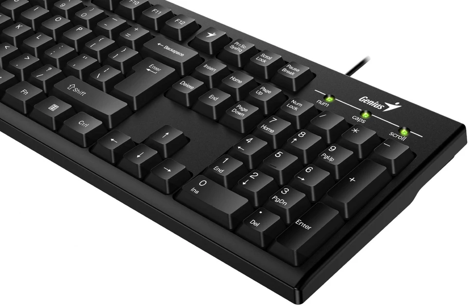 KYE 31300005400 Genius klaviatūra Smart KB-100, Juodas, USB, US