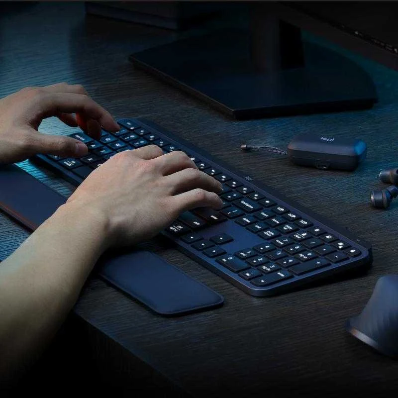 Belaidė klaviatūra Logitech MX Keys S, Išdėstymas: US (Qwerty)