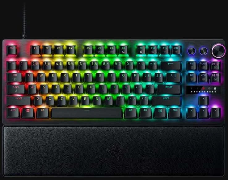 Razer | Huntsman V3 Pro Tenkeyless | RZ03-04980100-R3M1 | Klaviatūra žaidimams | su laidu | US | Analog Optical | Juodas