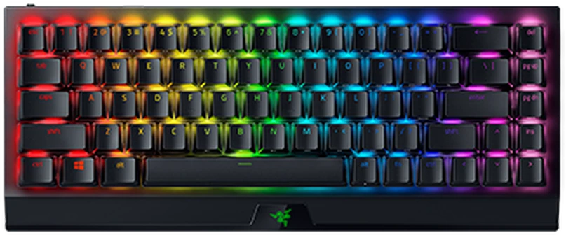 Belaidė 65% Klaviatūra Razer BlackWidow V3 Mini HyperSpeed Phantom Edition, Green Switch, US išdėstymas