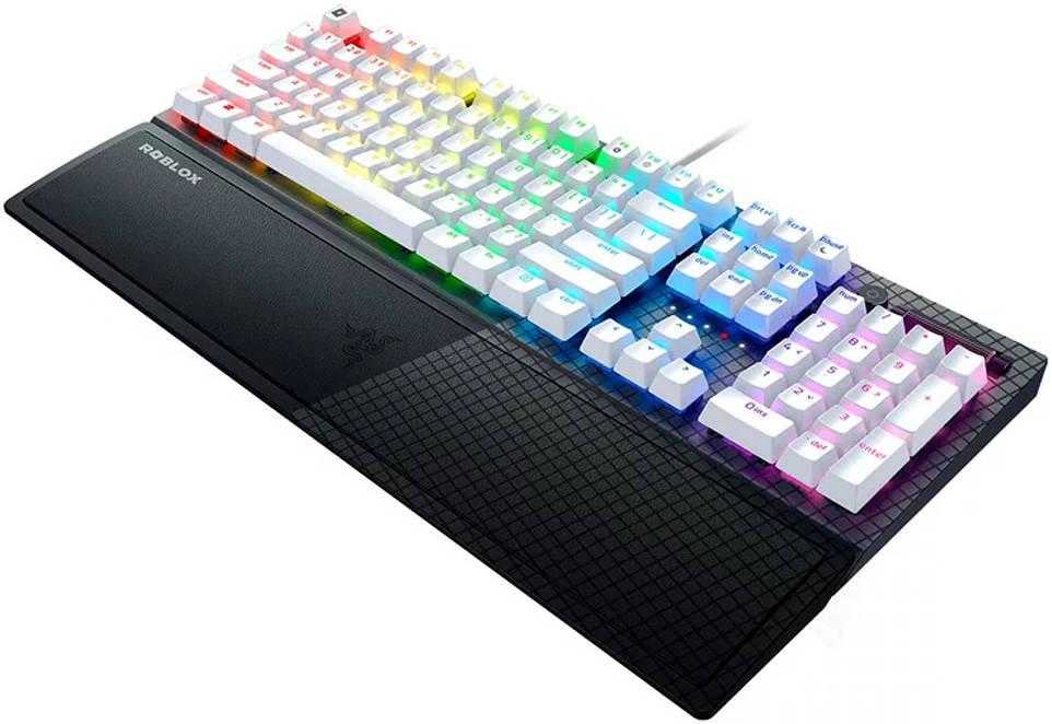 Razer BlackWidow V3 Roblox Edition Klaviatūra žaidimams Transparent switch housing; UV-Coated ABS Keycaps RGB LED pašvietimas US su laidu