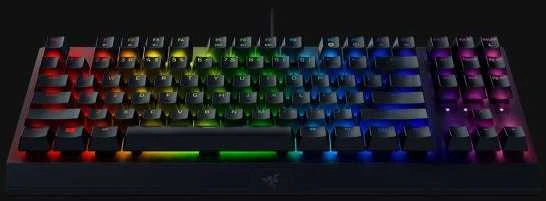 Kompaktiška Žaidimų klaviatūra Razer BlackWidow V3 Tenkeyless, Yellow Switch, US išdėstymas