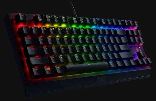 Kompaktiška Žaidimų klaviatūra Razer BlackWidow V3 Tenkeyless, Yellow Switch, US išdėstymas