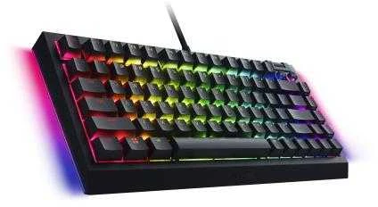 Razer | BlackWidow V4 75% | Mechaninė klaviatūra žaidimams | su laidu | US | Juodas