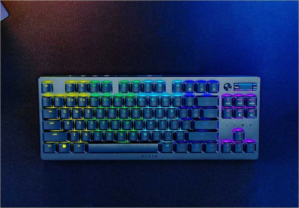 Razer | Klaviatūra žaidimams | Deathstalker V2 Pro Tenkeyless | Klaviatūra žaidimams | Wireless | RGB LED pašvietimas | US | Bluetooth | Juodas | Optical Switches (Linear) | Belaidė jungtis