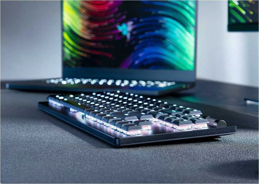 Razer | Klaviatūra žaidimams | Deathstalker V2 Pro Tenkeyless | Klaviatūra žaidimams | Wireless | RGB LED pašvietimas | US | Bluetooth | Juodas | Optical Switches (Linear) | Belaidė jungtis