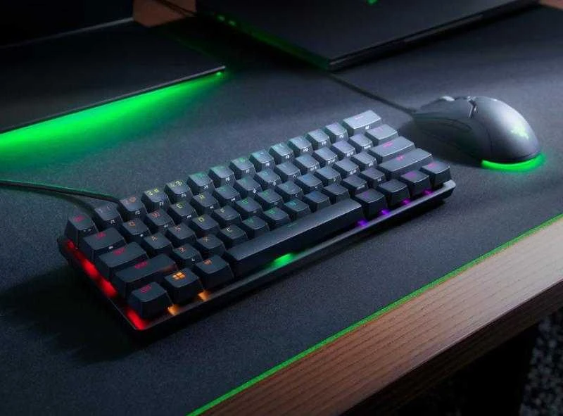 60% Mechaninė Žaidimų klaviatūra Razer Huntsman Mini, Red Switch, US išdėstymas