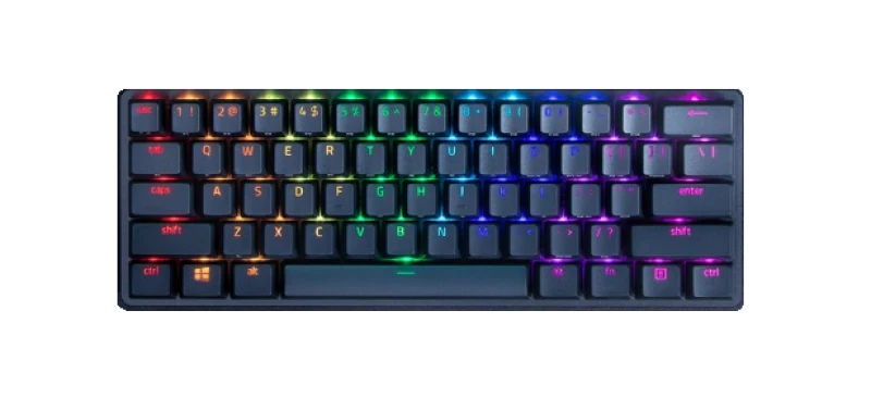 60% Mechaninė Žaidimų klaviatūra Razer Huntsman Mini, Purple Switch, US išdėstymas