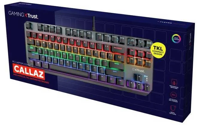TRUST GXT 834 CALLAZ TKL mechaninė klaviatūra