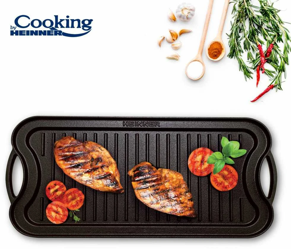 Cooking By Heinner GRYNO KETINIO GRILIS/KIAULĖS KEPUKAS, 51X26X2,5 CM, HEINNER GAMINTOJAS