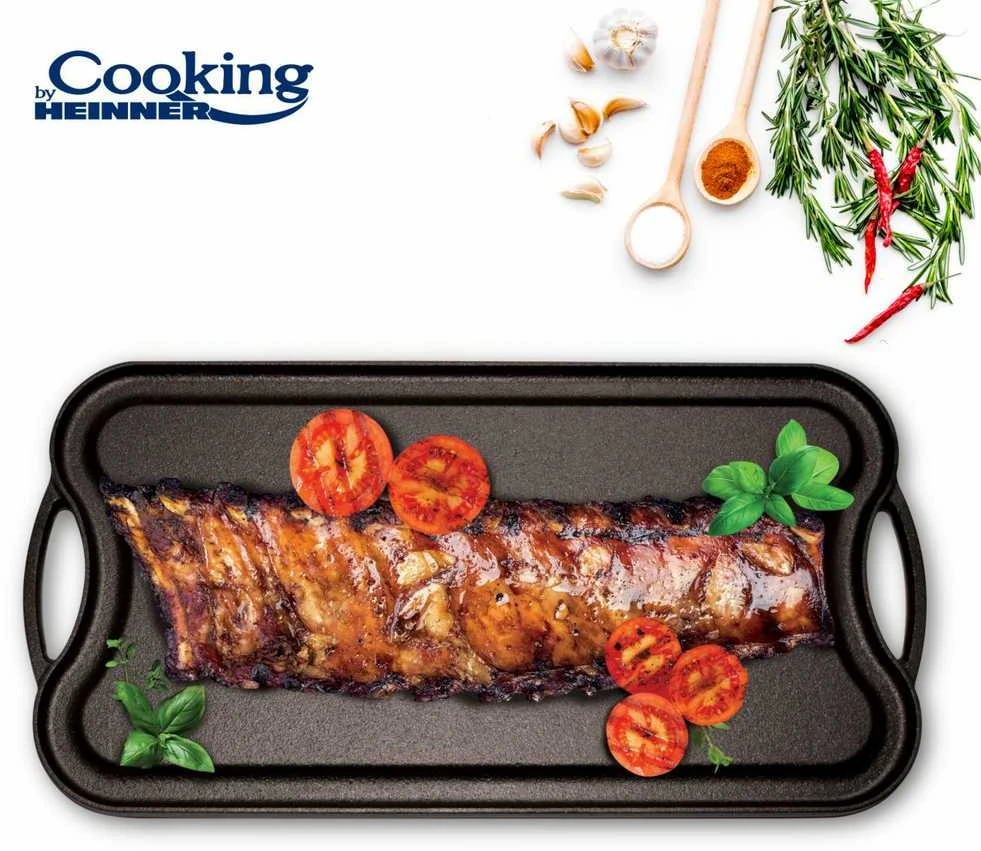 Cooking By Heinner GRYNO KETINIO GRILIS/KIAULĖS KEPUKAS, 51X26X2,5 CM, HEINNER GAMINTOJAS
