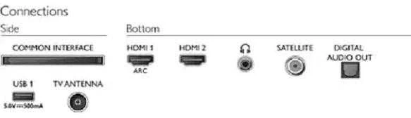Philips | LED HD televizorius | 32PHS5527/12 | 32 colių (80 cm) | HD LED | Sidabrinis