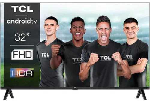 Televizorius TCL S54 32S5400AF TV 81.3 cm (32") Full HD Smart TV Wi-Fi Sidabrinis