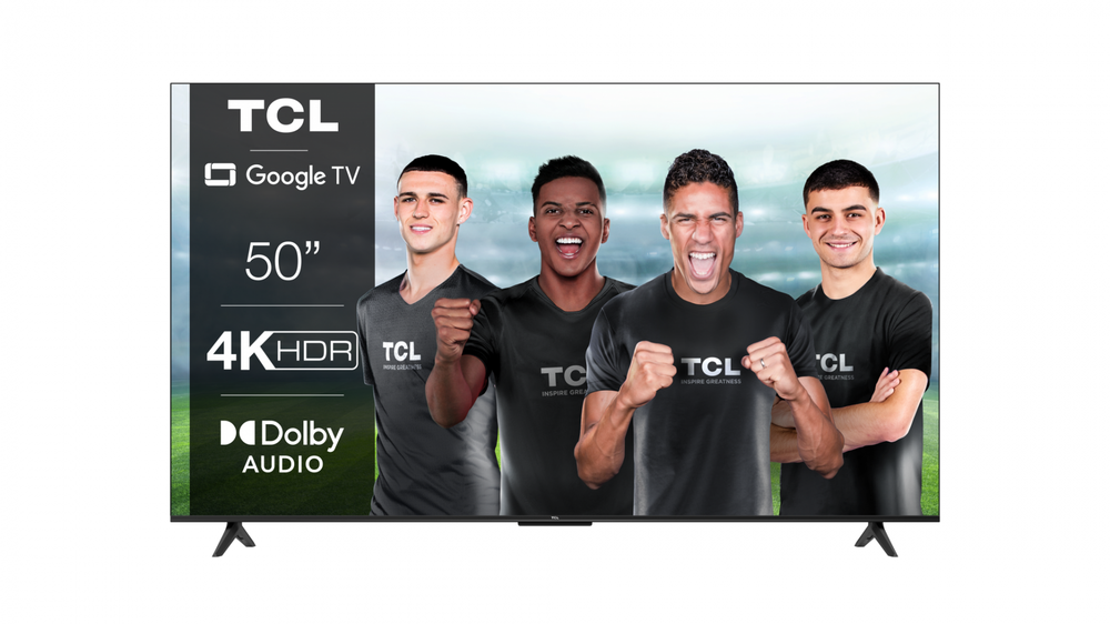 TCL 50 colių UHD televizorius „GoogleTV“ DVB-T2/C/S2 H.265 HEVC