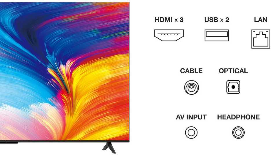 TCL 50 colių UHD televizorius „GoogleTV“ DVB-T2/C/S2 H.265 HEVC