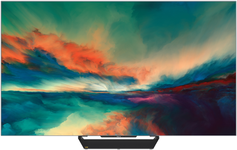 Televizorius Metz 65", UHD, Google TV, Juodas, miniLED 120Hz, DV IQ, 550/1000nits, DA, AV1, 2x15W, Energy F, BT5.1 WiFi5G, 3 HDMI 2.1, 2xUSB, 24 months