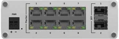 Šakotuvas Teltonika | Jungiklis | TSW210 | Nevaldomas | Tvirtinama prie sienos | Gigabit Ethernet (vario) jungtys kiekis 8 | SFP jungtys kiekis 2 | 24 mėn.