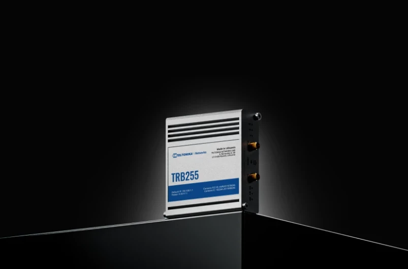 Šakotuvas „Teltonika TRB255 LTE Gateway“: nėra „WiFi“, 3G, Dvi SIM, „Enternet“ prievadas, RS232+RS485, „GPS Teltonika“