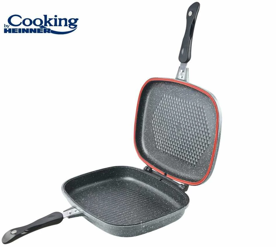 Cooking By Heinner Heinner TIGAIE DUBLA 32x24x7.5 CM,EASY COOK GRAY (HR-ZCT-32DG)