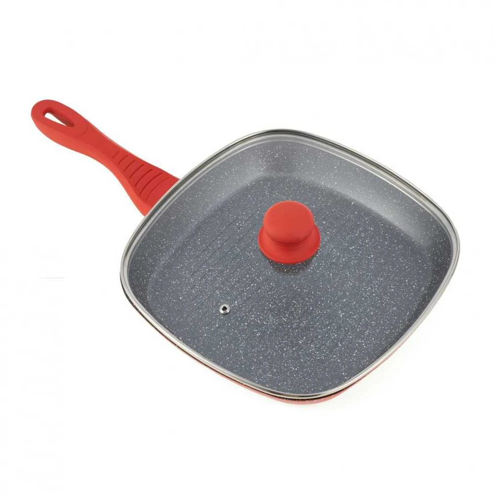 Cooking By Heinner TIGAIE GRILL ALU+CAP 28x4CM,Oranžinis GRAYS, HEINNER GAMINAMA MAISTO PRODUKCIJA