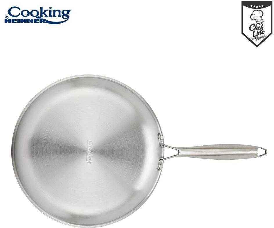 NERŪDIJANČIO PLIENO KEPTUVE, 3 SLUOKSNIŲ, 20X4 CM, TITANIUM 3, „COOKING BY HEINNER“