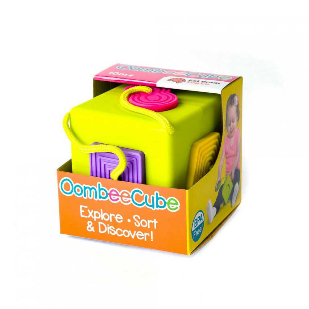 Fat Brain Toys FAT BRAINS atradimų kubas Oombee, FA120-1