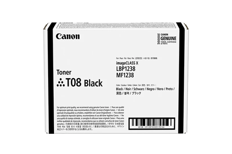 Canon T08 (3010C006) Lazerinė kasetė, Juoda