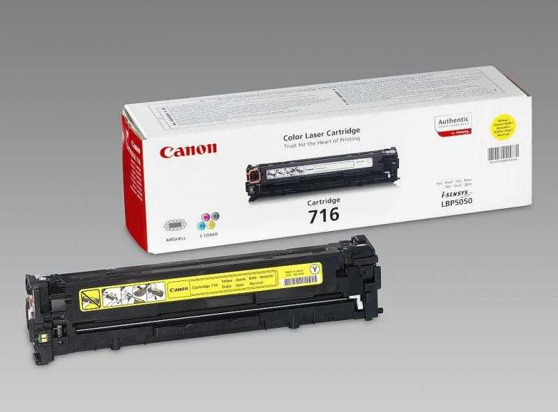 „Canon“ rašalo kasetė 716, geltona
