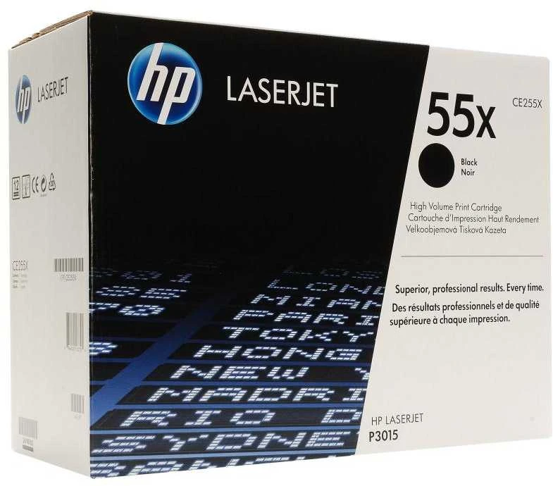 „Hewlett Packard“ (HP) „HP Toneris Juodas 55X“, skirtas P3015 LaserJet (12 500 puslapių)