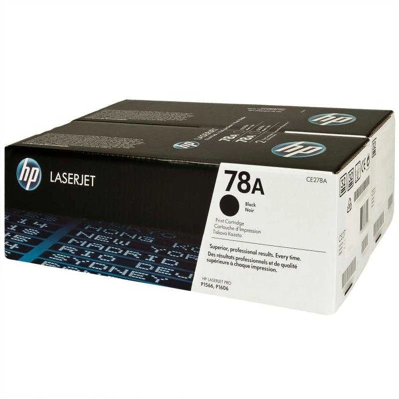 Hewlett Packard (HP) HP Toneris Juodas 78A, skirtas LaserJet P1566,P1606dn,M1536, dviguba pakuotė (2x2.100 puslapių)