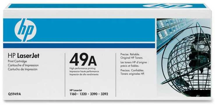 Hewlett Packard (HP) „HP Toneris Juodas 49A“, skirtas LaserJet 1160/1320/3390/3392 (2 500 puslapių)