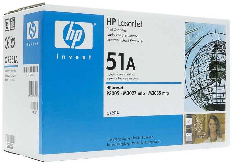 Hewlett Packard (HP) HP Toneris Juodas 51A for LaserJet P3005/M3035mfp/M3027mfp (6,500 pages)